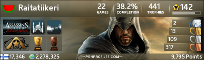 Raitatiikeri on PSNProfiles